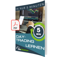 Cover des PDF-Reports: In nur 5 Minuten - Daytrading lernen 